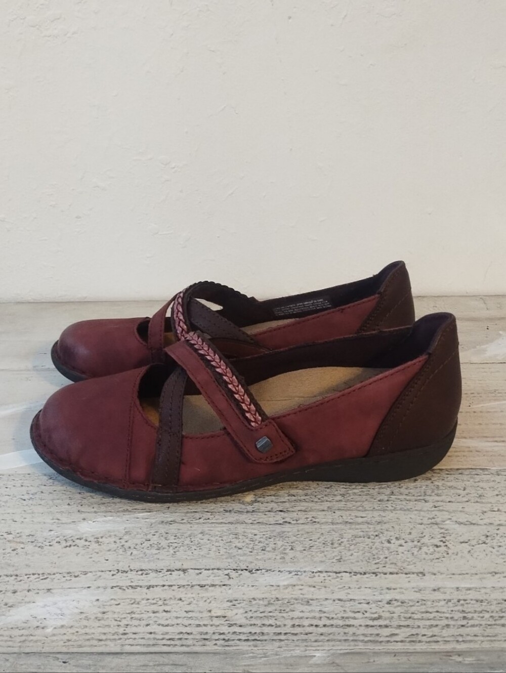 Earth Origins (U.S.AWomen’s Size 9.5)M Mary Jane Shoes Merlot Leather 2019F